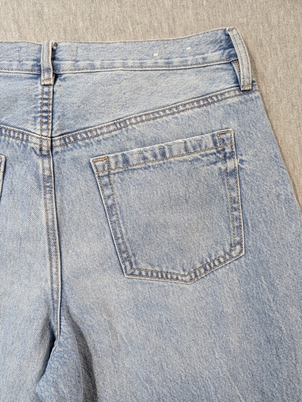 Garage Light Blue Wide Leg Jeans - Picture 9 of 14